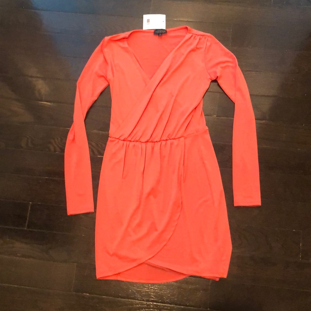 Topshop Coral Dress